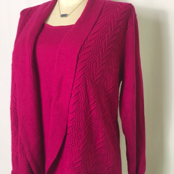 🌻 3/25 🌻 Napa Valley 2 pc Cardigan Cable Detail - Picture 2 of 8